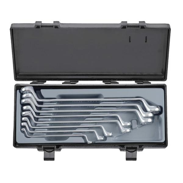 Купить Набор ключей накидных дюймовых, отогнутые на 75° 8 пр. (1/4"х1") (FORCE 5081S)