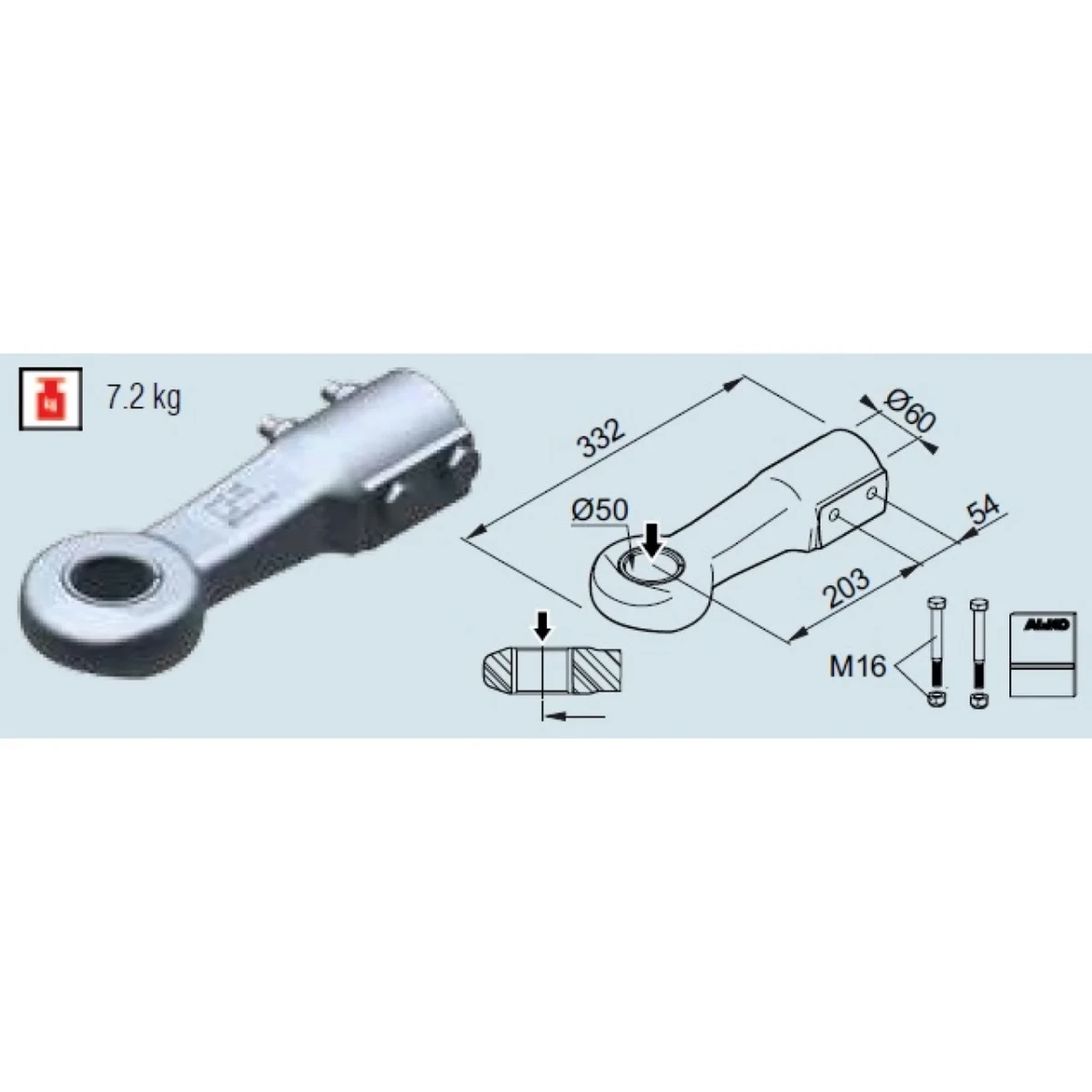 Купити Петля AL-KO DIN D50