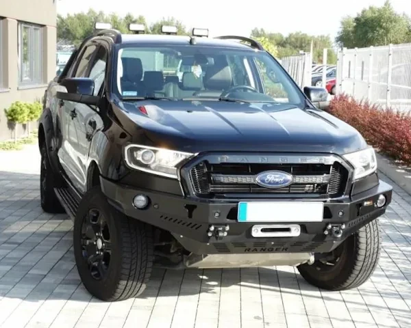 Купить Передний бампер без кенгурятника для Ford Ranger T6 15-19 3.2 Дизель Fabryka 4х4