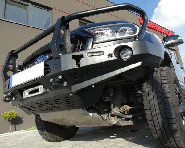 Buy Front bumper with kangaroo for Ford Ranger 15-19 3.2 Diesel Fabryka 4x4