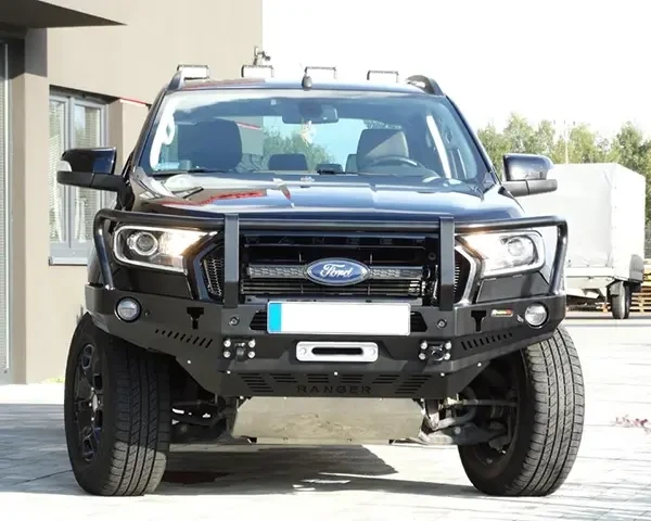 Buy Front bumper with kangaroo for Ford Ranger 15-19 3.2 Diesel Fabryka 4x4