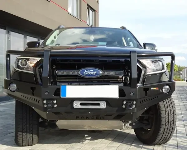 Buy Front bumper with kangaroo for Ford Ranger 15-19 3.2 Diesel Fabryka 4x4