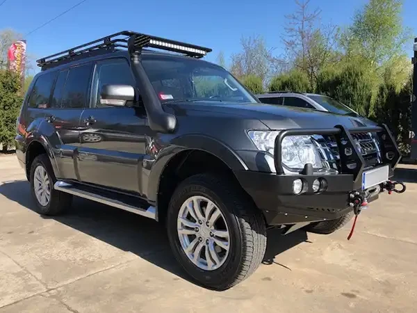 Buy Front bumper with kangaroo for Mitsubishi Pajero IV 06-15 Fabryka 4x4 ZPMP