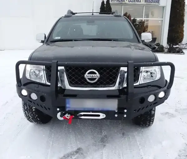 Buy Front bumper with a kangaroo Nissan Navara D40 10-14 Fabryka 4x4