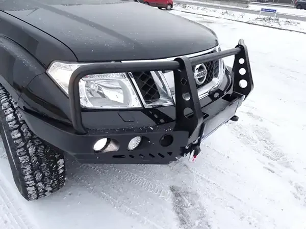 Buy Front bumper with a kangaroo Nissan Navara D40 10-14 Fabryka 4x4