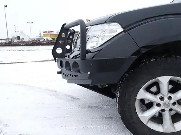 Buy Front bumper with a kangaroo Nissan Navara D40 10-14 Fabryka 4x4