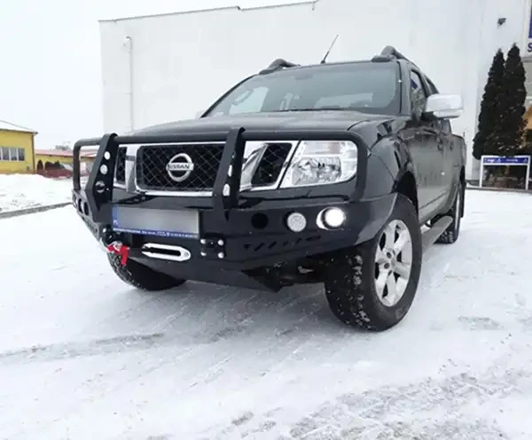 Buy Front bumper with a kangaroo Nissan Navara D40 10-14 Fabryka 4x4