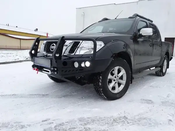 Buy Front bumper with a kangaroo Nissan Navara D40 10-14 Fabryka 4x4