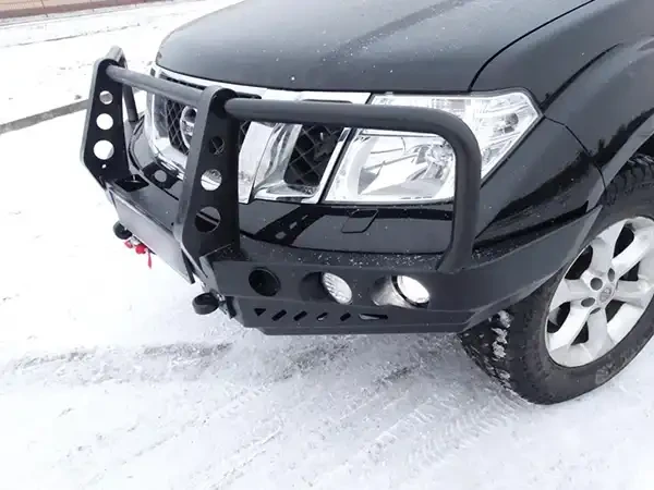 Buy Front bumper with a kangaroo Nissan Navara D40 10-14 Fabryka 4x4