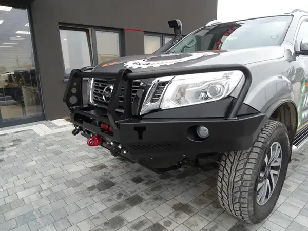 Buy Front bumper with a kangaroo Nissan Navara D23 Fabryka 4x4