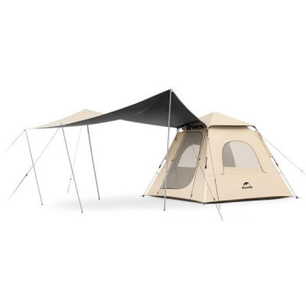 Buy Tent Triple Naturehike CNK2300ZP014 with a canopy, beige