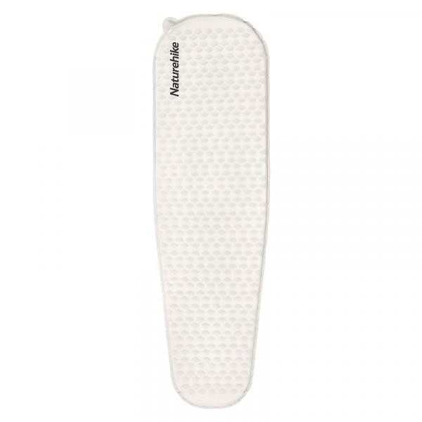 Купити Самонадувний матрац надлегкий одномісний овальний Naturehike CNK2300DZ013, 35 мм, світло-сірий