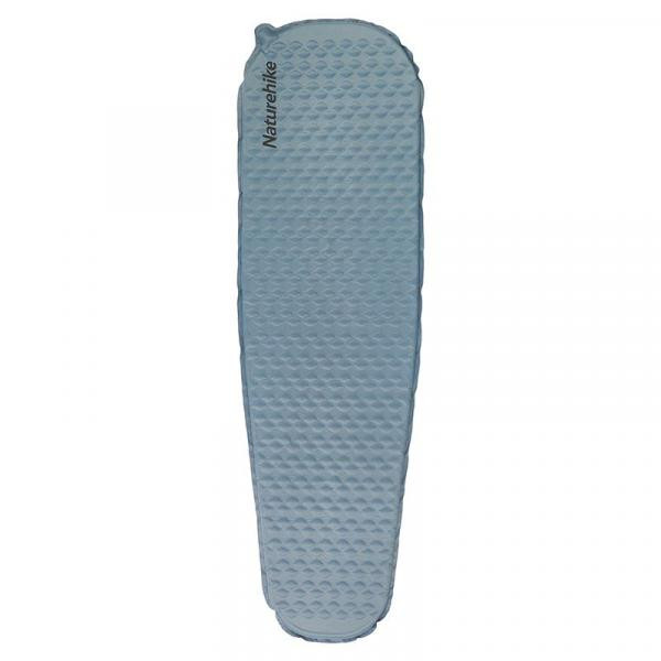 Купити Самонадувний матрац надлегкий одномісний овальний Naturehike CNK2300DZ013, 35 мм, блакитний