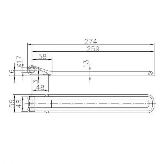 Купити Петля борту Winterhoff BSCH 10-17-270-SO