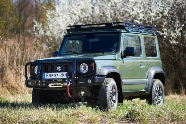 Buy Front bumper with a kangaroo with a removed Suzuki Jimny 18+ Fabryka 4x4
