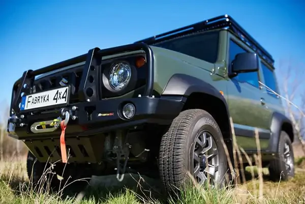Buy Front bumper with a kangaroo with a removed Suzuki Jimny 18+ Fabryka 4x4