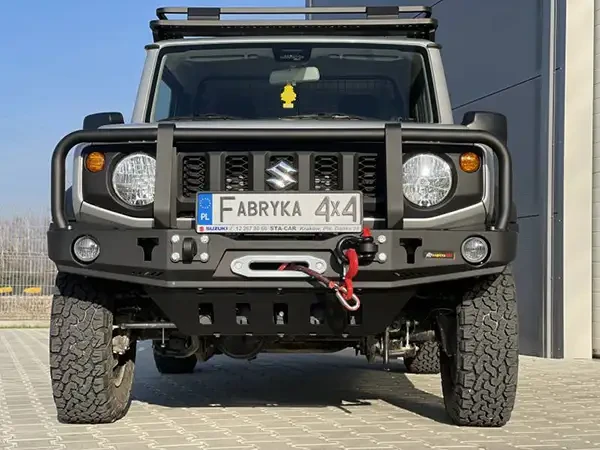 Buy Front bumper with a kangaroo with a removed Suzuki Jimny 18+ Fabryka 4x4