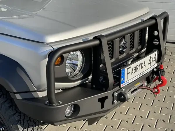 Buy Front bumper with a kangaroo with a removed Suzuki Jimny 18+ Fabryka 4x4