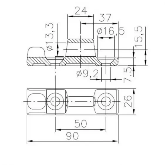Купити Петля борту Winterhoff BSCH 40-1