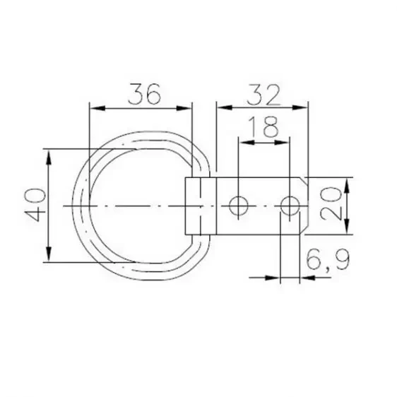 Купити Петля кріплення вантажу Winterhoff ZBF 50-1