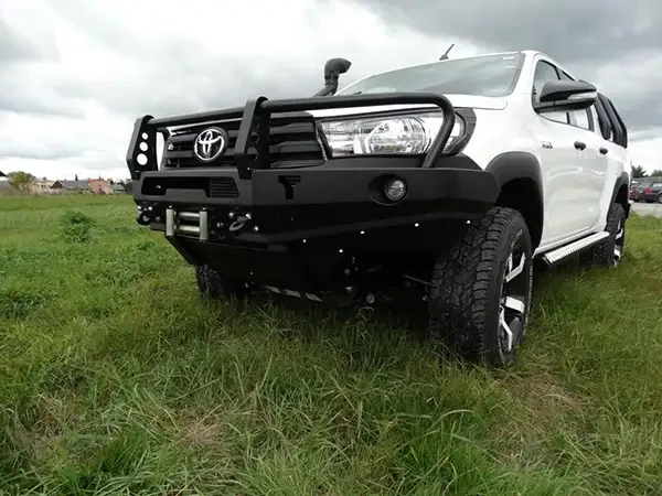 Buy Front bumper with a toyota hilux hilux 16-19 fabryka 4x4