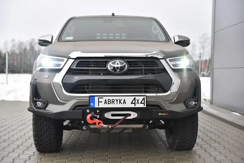 Buy Front bumper slim for Toyota Hilux 20+ Fabryka 4x4
