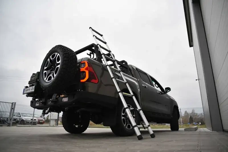 Buy Ladder with mounting on Rollbar Bed Rack Toyota Hilux 20+ Fabryka 4x4