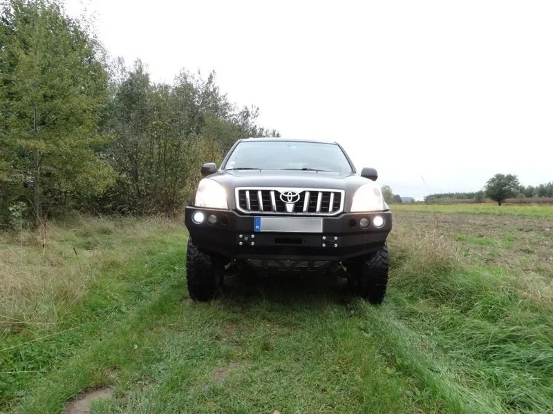 Buy Front bumper ZLK without Kangaroo for Toyota Prado 120 02-09 Fabryka 4x4