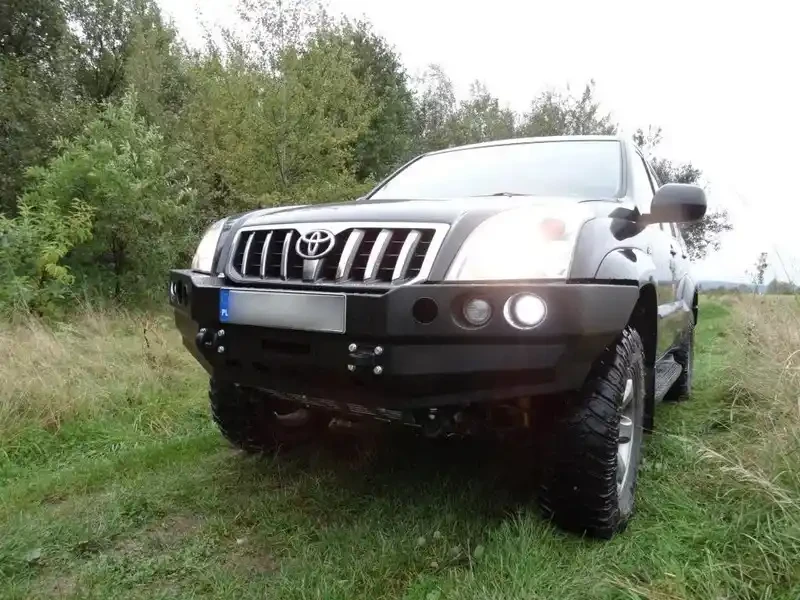 Buy Front bumper ZLK without Kangaroo for Toyota Prado 120 02-09 Fabryka 4x4
