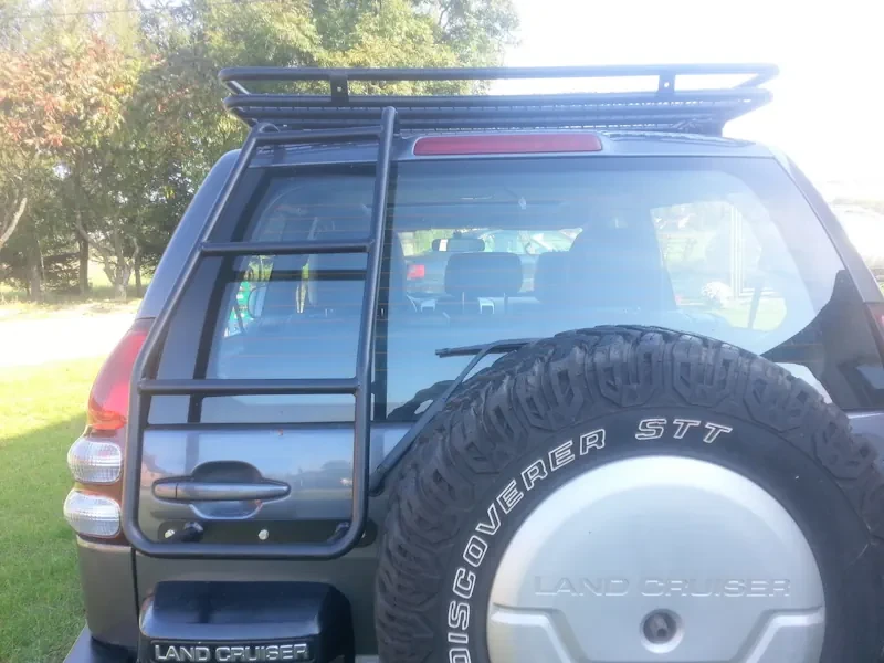 Купить Лестница для Toyota Prado 120 с запаской на двери F4X4