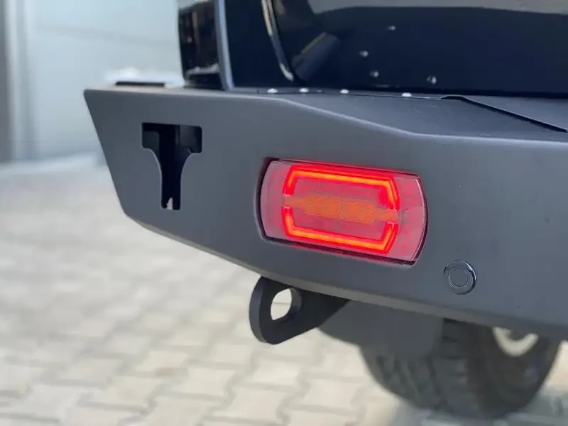Buy Rear bumper short with LED Funders Toyota Prado 150 13-17 F4X4
