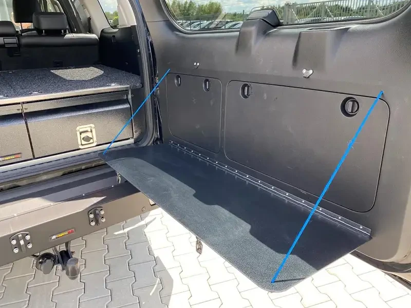 Купити Стіл на задні дверцята алюмінієвий для Toyota Prado 150 13-17 F4X4