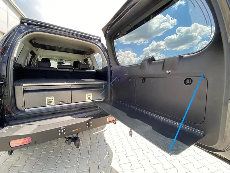 Купити Стіл на задні дверцята алюмінієвий для Toyota Prado 150 13-17 F4X4