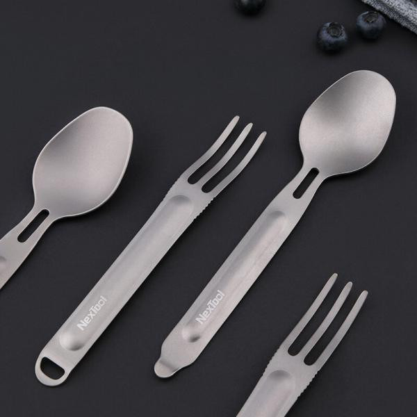 Купить Столовий прилад NexTool Outdoor Spoon Fork NE0124