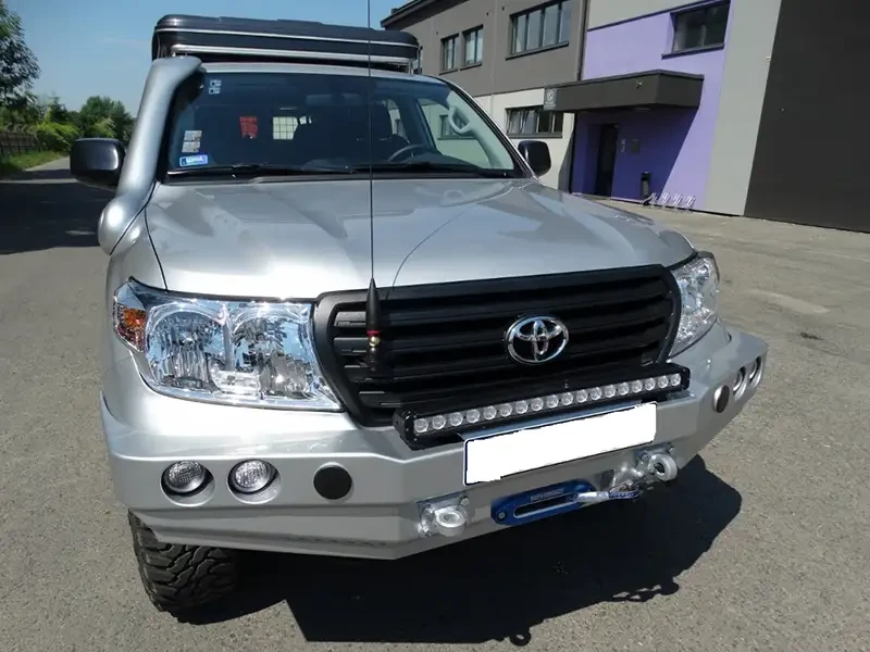 Buy Front bumper without kangaroo for Toyota LC 200 F4X4