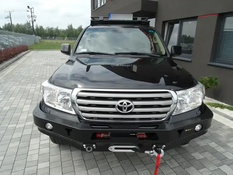 Купити Передній бампер без кенгурятника 10th для Toyota LC 200 F4X4