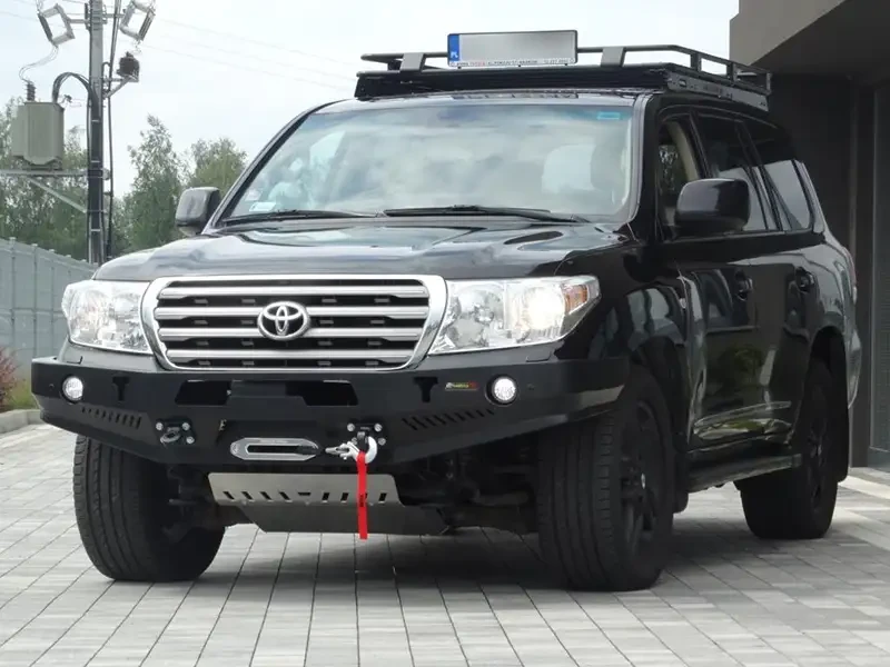Купити Передній бампер без кенгурятника 10th для Toyota LC 200 F4X4
