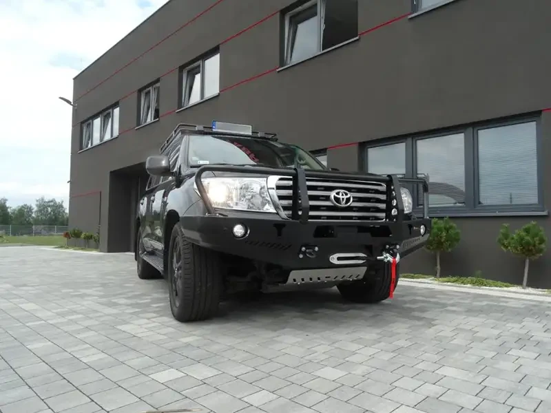 Buy Front bumper with a 10th kangaroo for Toyota LC 200 F4X4