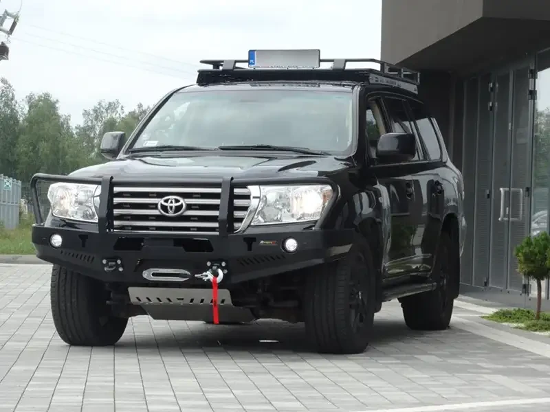 Buy Front bumper with a 10th kangaroo for Toyota LC 200 F4X4