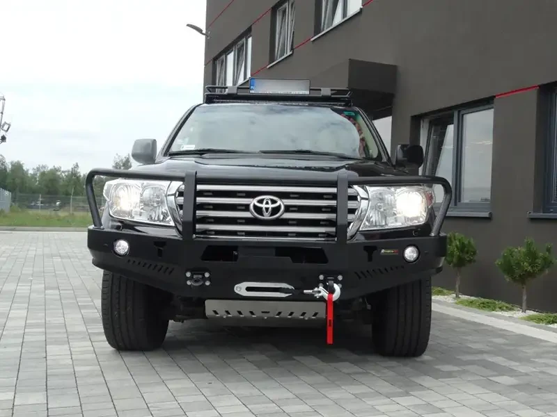 Buy Front bumper with a 10th kangaroo for Toyota LC 200 F4X4