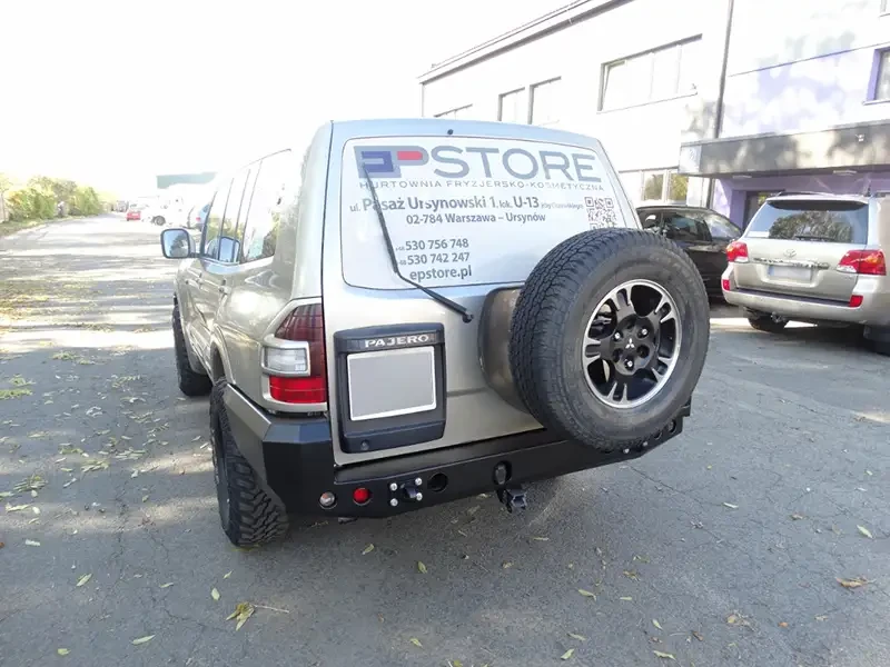 Buy Back bumper mitsubishi pajero 99-06 Long wheel base F4X4