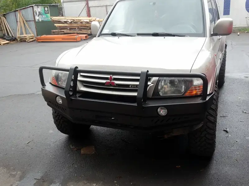 Buy Front bumper with mitsubishi pajero III 05-10 f4x4