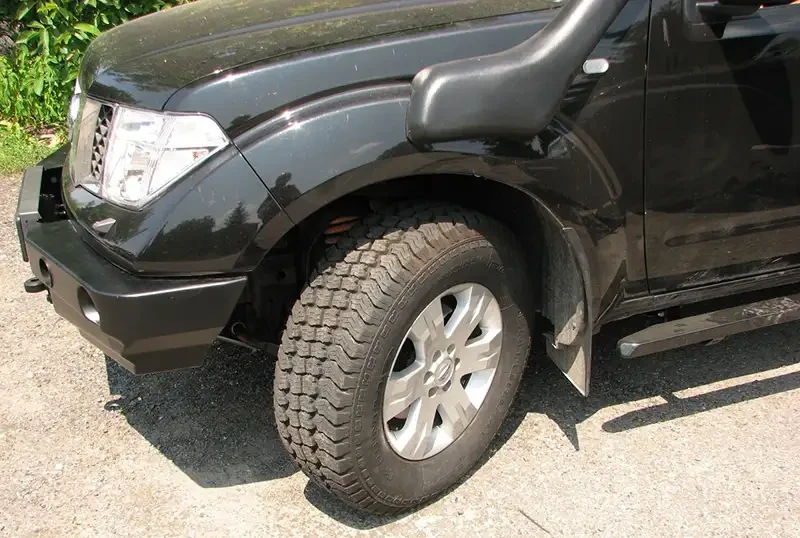 Купить Передний бампер без кенгурятника Nissan Navara D40 / Pathfinder F4X4