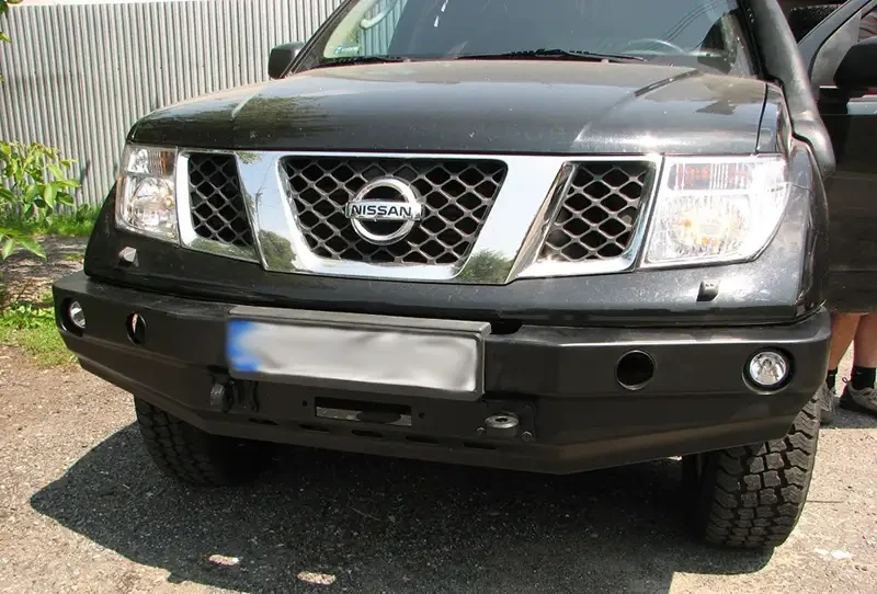 Купить Передний бампер без кенгурятника Nissan Navara D40 / Pathfinder F4X4