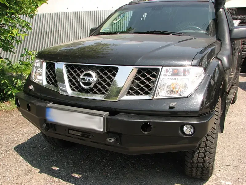Купить Передний бампер без кенгурятника Nissan Navara D40 / Pathfinder F4X4