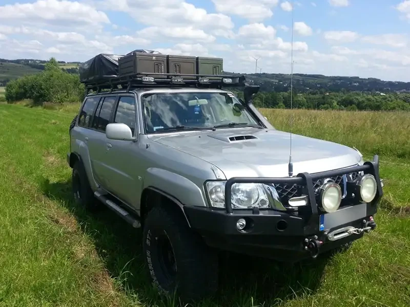 Buy Front bumper with a kangaroo Nissan Patrol Gu4 F4X4
