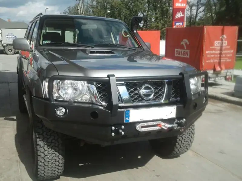 Buy Front bumper with a kangaroo Nissan Patrol Gu4 F4X4
