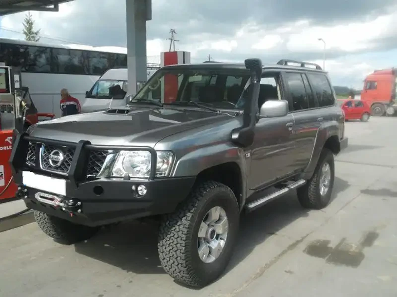 Buy Front bumper with a kangaroo Nissan Patrol Gu4 F4X4