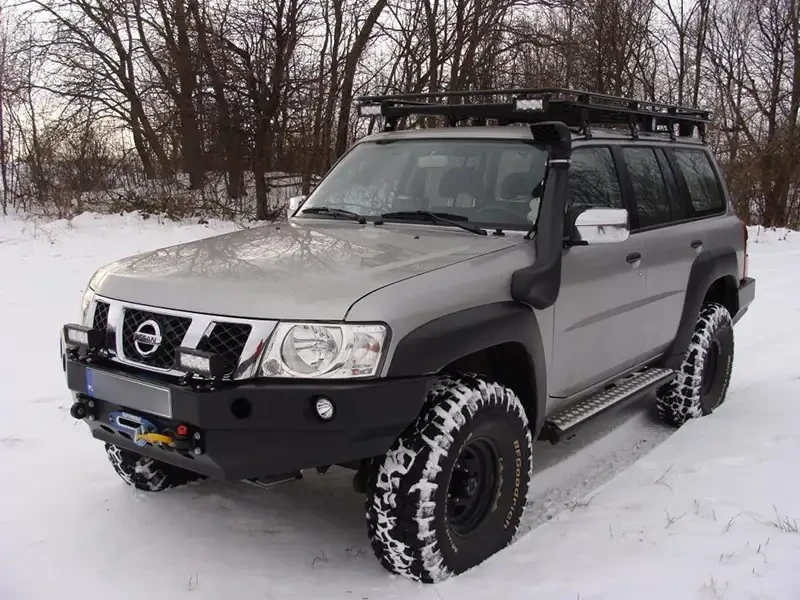 Купить Передний бампер без кенгурятника Nissan Patrol GU4 F4X4