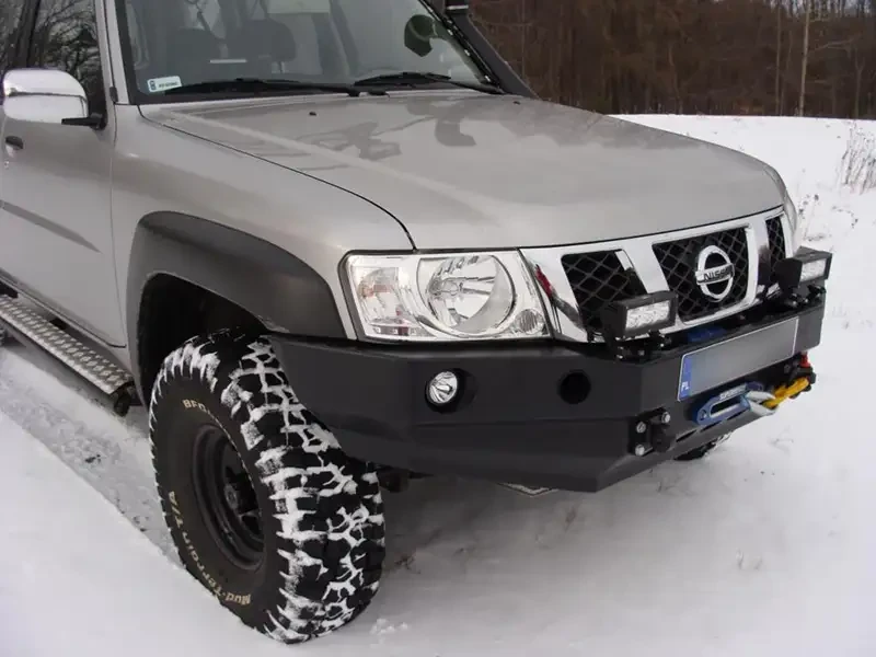 Купить Передний бампер без кенгурятника Nissan Patrol GU4 F4X4